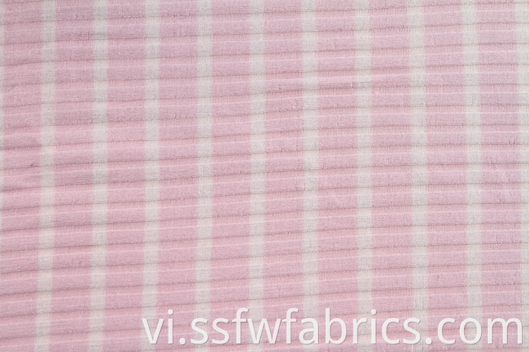 Rib Fabric Custom Pink Soft